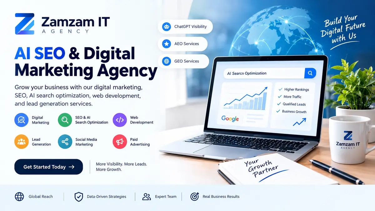 Zamzam IT Agency: AI Search Optimization, Digital Marketing & Web Development Services