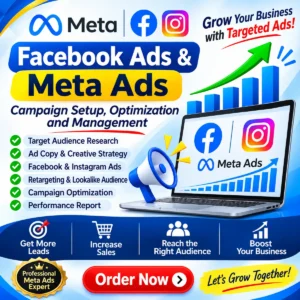 Facebook Ads & Meta Ads Campaign Setup, Optimization and Management