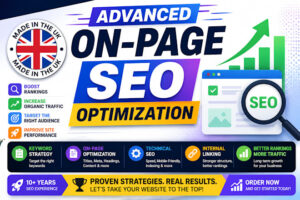 We will do onpage SEO and technical optimization service